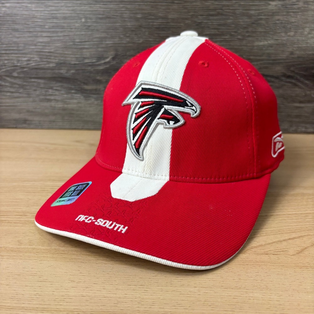 Atlanta Falcons Hat Cap Fitted One Size Flex Red NFL‎ Football Reebok